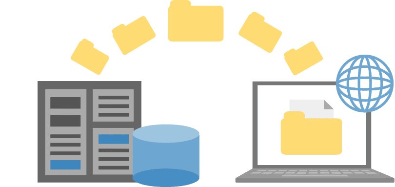 ファイル交換型のWeb-EDI