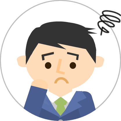 悩んでいる人1